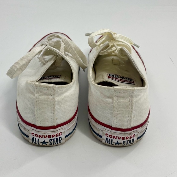 Women’s Converse Chuck Taylor Canvas Classic Low Top White Lace Up Sneaker 7.5 - Picture 6 of 10